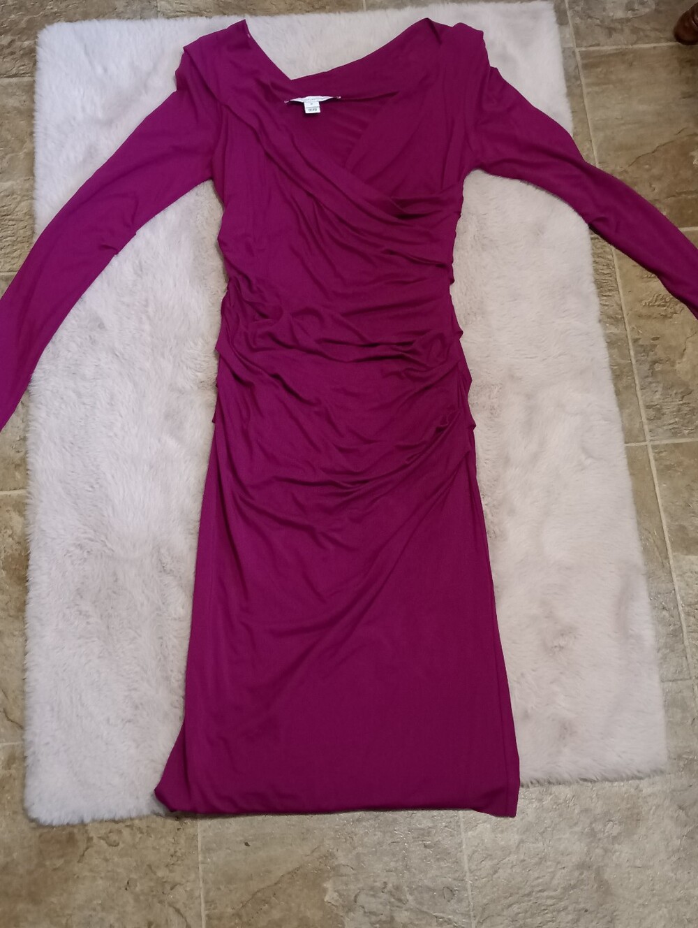 Diane Von Furstenberg Long Sleeve Dress